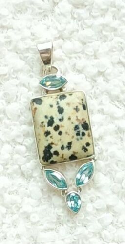 Dalmation Jasper 925 silver gemstone jewellery
