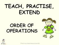 Order of Operations (BIDMAS) - Teach, Practise, Extend