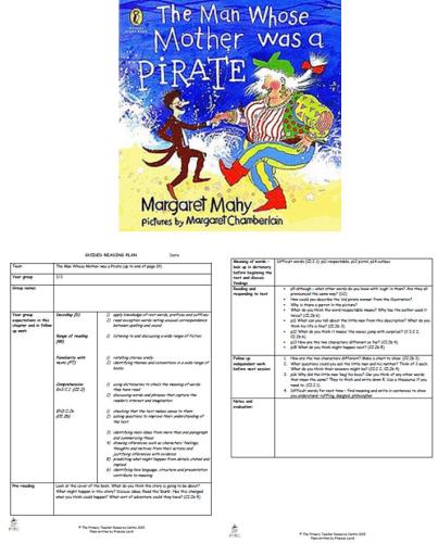 The Man whose Mother was a Pirate Guided Reading Plans