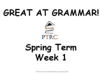 Year 1/2 Great at Grammar - Spring Term Pack