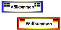 Welcome Labels in Different Languages