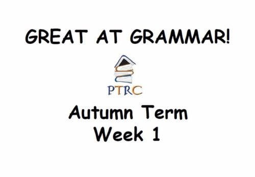 Year 5/6 Great at Grammar - Autumn Term Pack