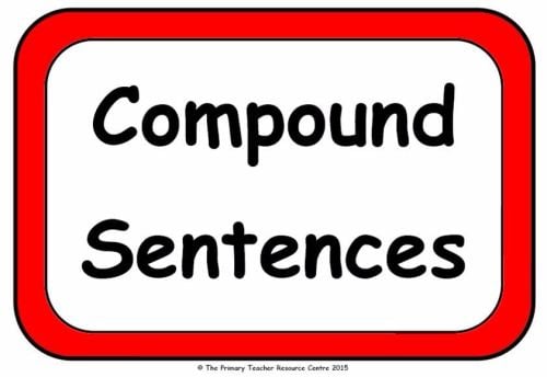 Compound Sentences Display Poster Pack