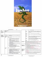 Holes Guided Reading Plans