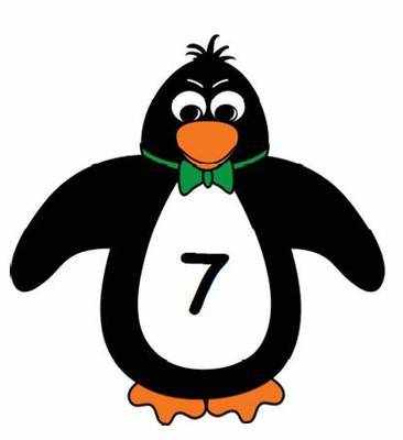 Number Display Posters - Penguin Pack