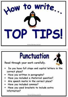 How to Write - Top Tips