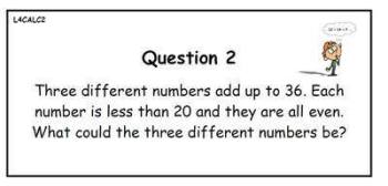 SATs Revision Activity Question Cards - Calculations