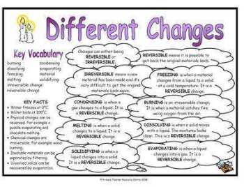 Different Changes Science Fact Mat