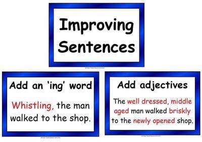 Improving Sentences Display Pack