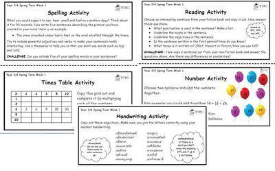 Year 3/4 Back 2 Basics Weekly Activities - Summer Term Pack