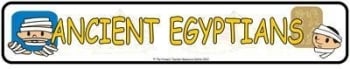 Ancient Egyptians Display Banner