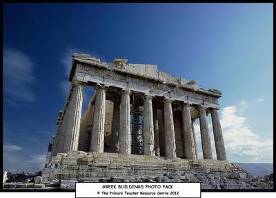Greek Buildings Photo Display Pack