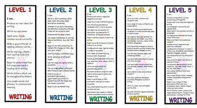 Level 1 - 5 Writing Bookmarks BUMPER Pack