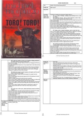 Toro Toro Guided Reading Plans