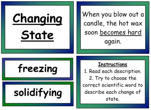 Changing State Interactive Science Display
