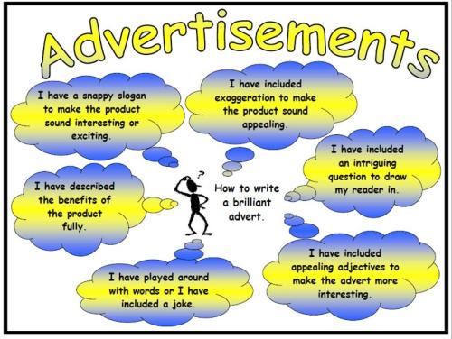 Examples Of Written Advertisements