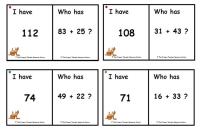 Addition Loop Cards