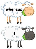 Conjunction Display Posters - Sheep