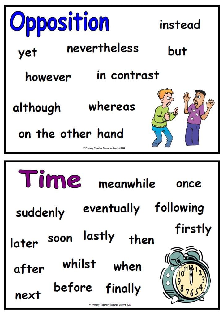 Connectives Display Posters