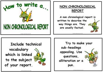 How to Write - Non Chronological Report Display & Poster Pack