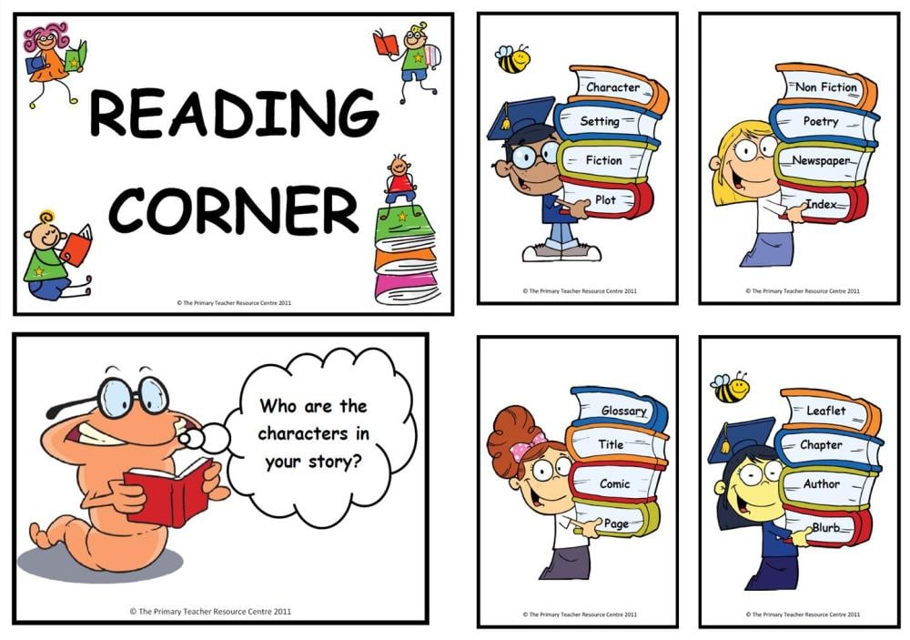 Reading Corner Display Posters