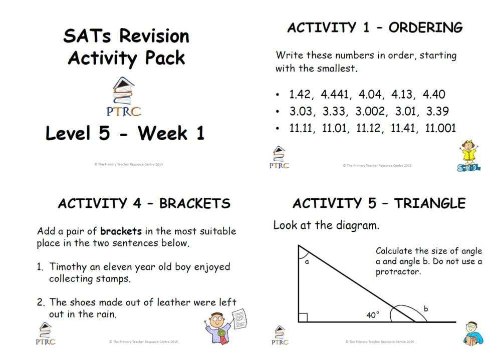 SATs Revision Activity Pack - Level 5