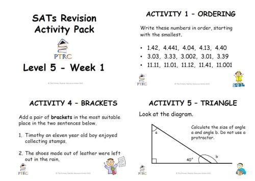 SATs Revision Activity Pack - Level 5