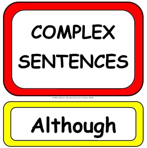 Complex Sentences Display Poster Pack