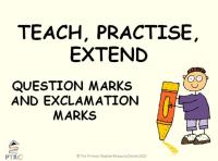 Exclamation Mark and Question Mark Powerpoint - Teach, Practise, Extend