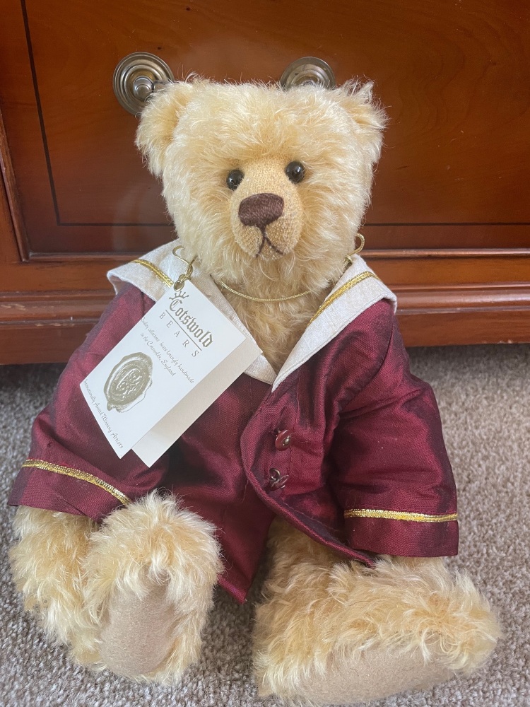 Cuthbert by Cotswold Bears part of the Edwardian Collection 