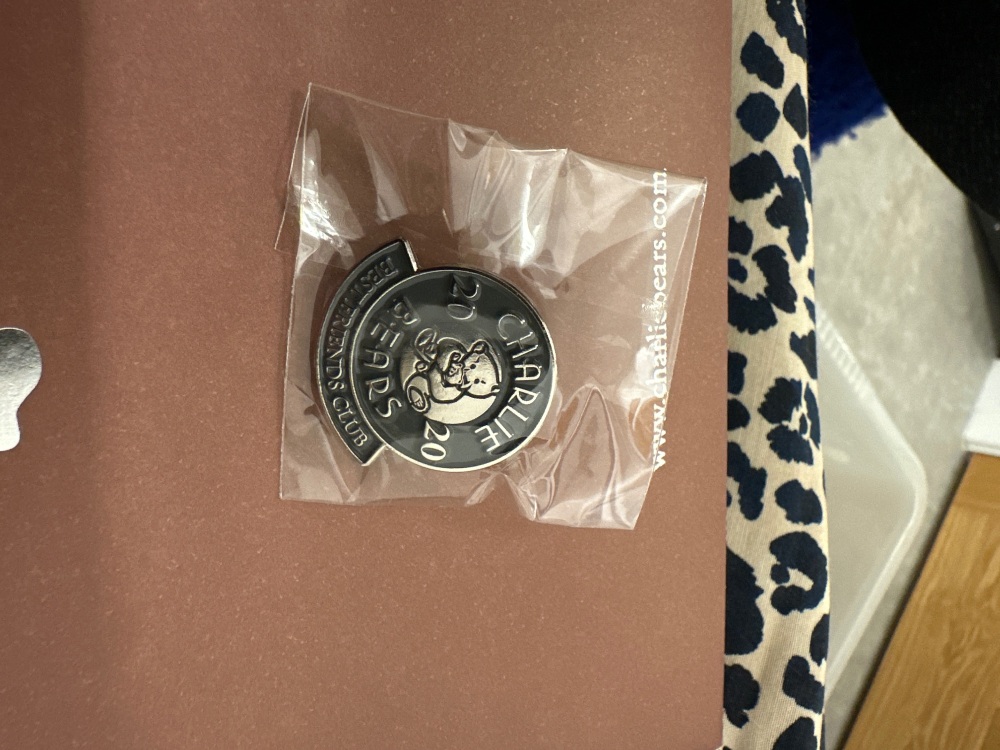 Charlie bears badge 2020