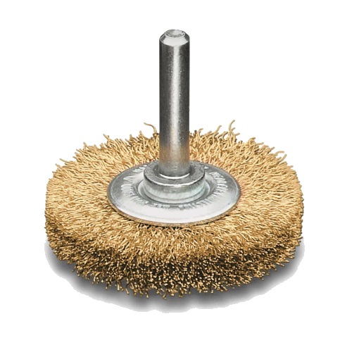 Brass Rotary Wire Brush 100mm - Wire Brushes from
