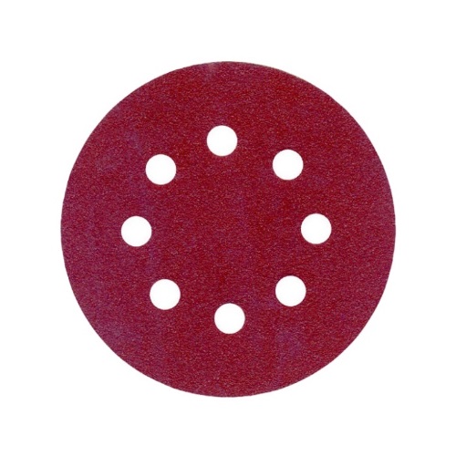 Hook and Loop Sanding Discs 115mm 8 Hole P120 (Qty 10)