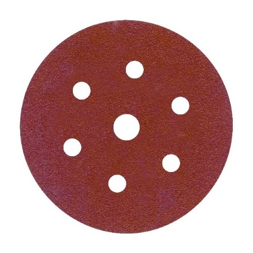 <!-- 010 -->Hook and Loop Sanding Discs 150mm 7 Hole P40 (Qty 10)