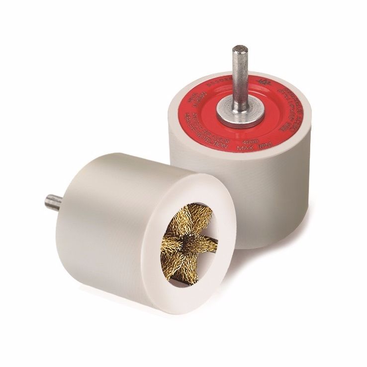 Wire brush for cleaning threads hot sale