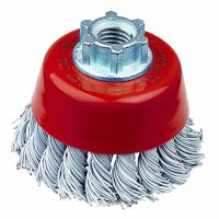 Laminated Steel Twist Knot Cup Brush 65mm