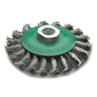 Stainless Steel Twist Knot Bevel Brush 115mm