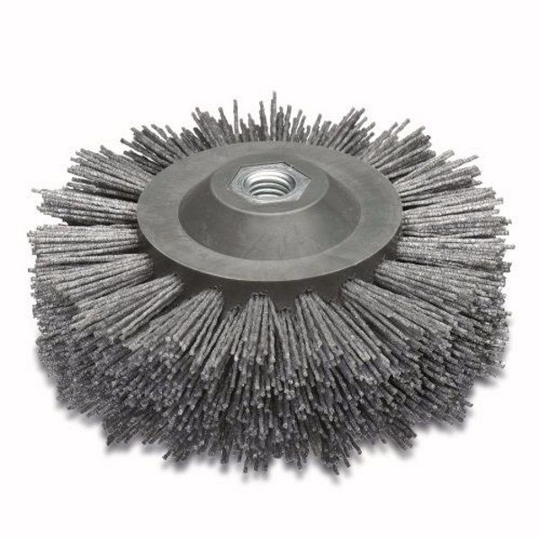 <!-- 010 -->Abrasive Nylon Wheel Brush 140mm x 58mm - M14