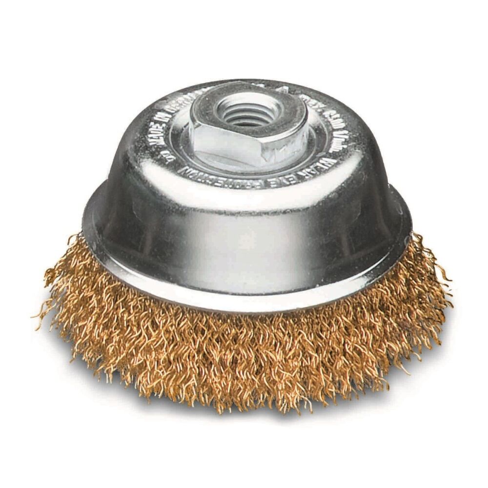 Brass Wire Cup Brush 60mm (Industrial Spec)