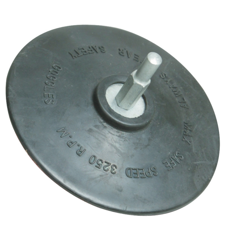 Hook and Loop Backing Pad 125mm x 6mm Arbor