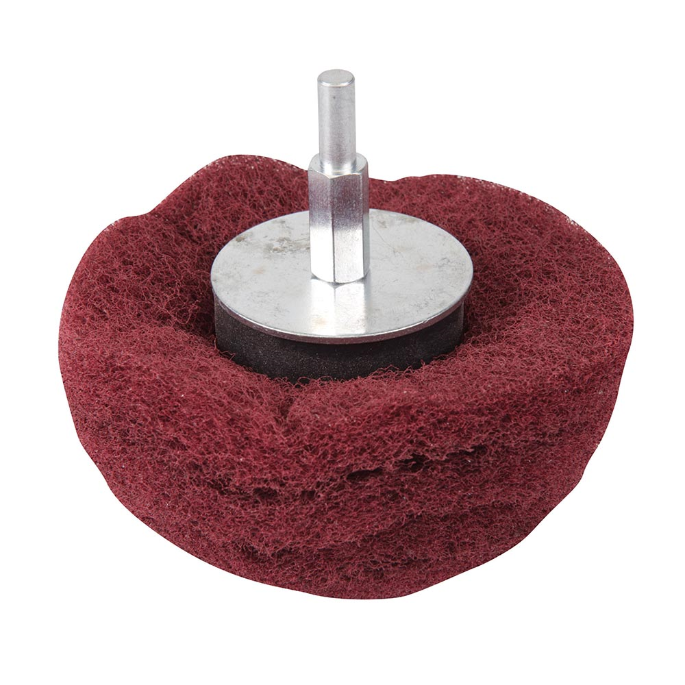 <!-- 035 -->Dome Satin Polishing Mop 100mm