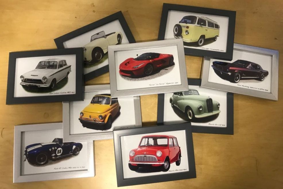 Classic Car Framed Pictures