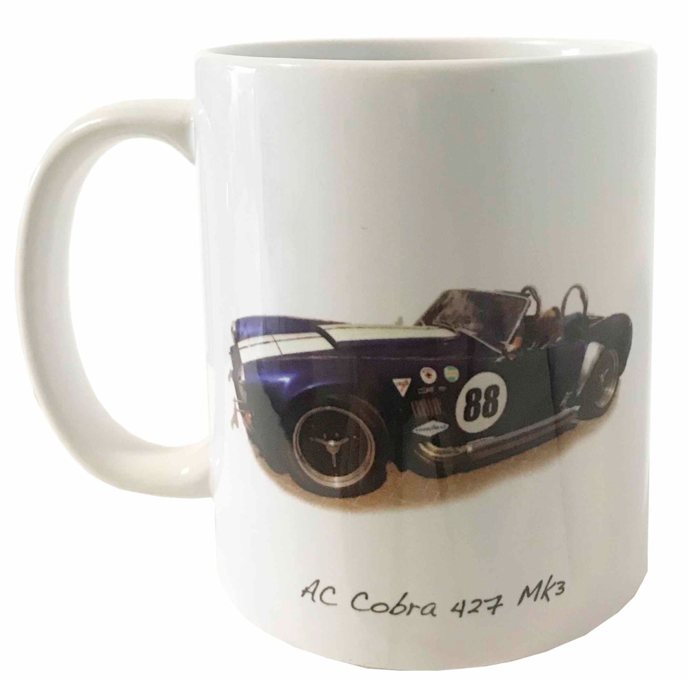 AC Cobra Mk3 1965 Ceramic Mug - Ideal Gift for the American Car Enthusiast