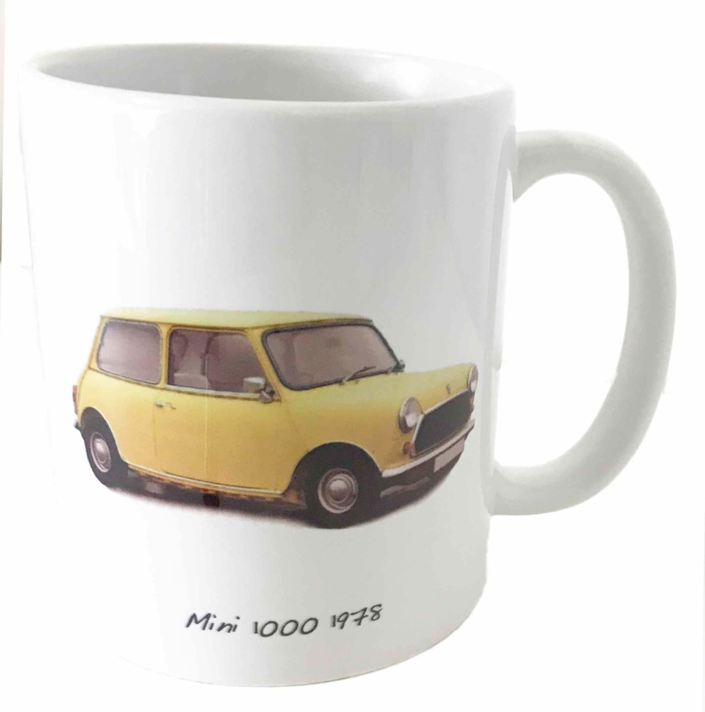 Mini 1000 1978 - Ceramic Mug - Memories of your First Car