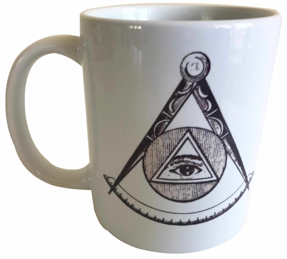All Seeing Eye - Masonic Ceramic Mug
