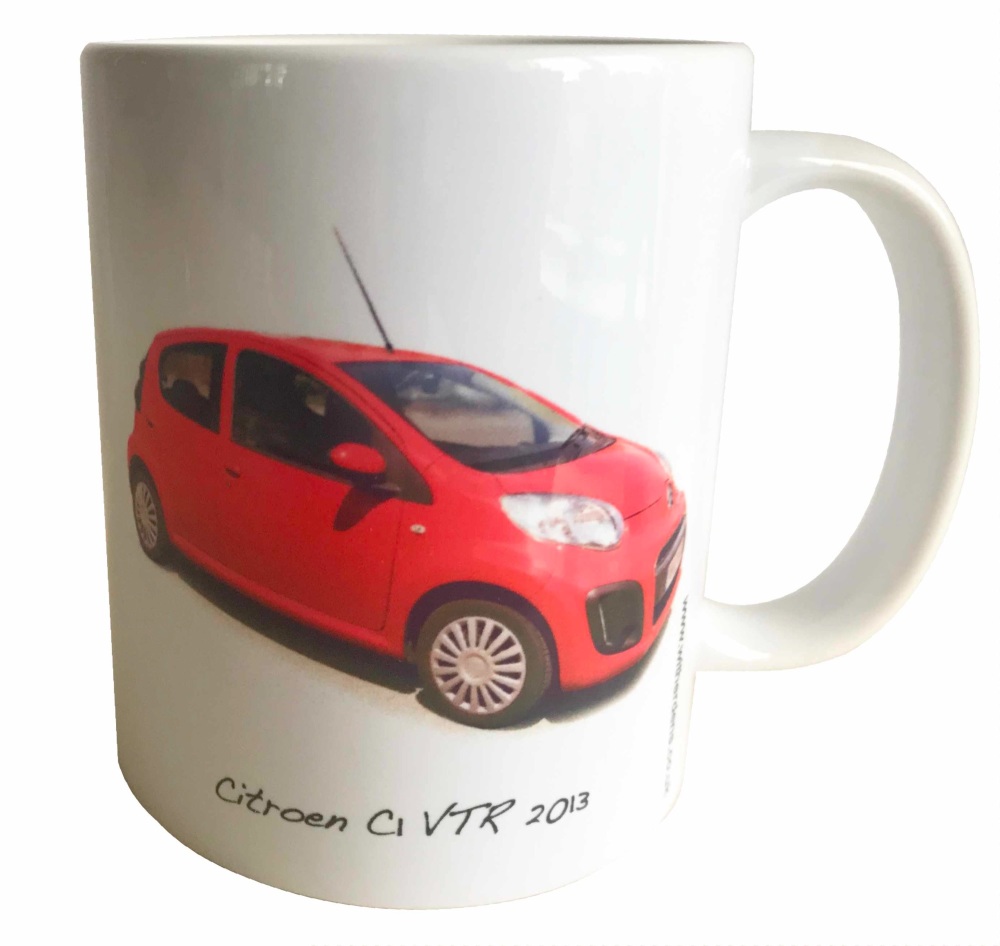 Citroen C1 VTR 2013 -  Ceramic Mug - First Car - Free UK Delivery