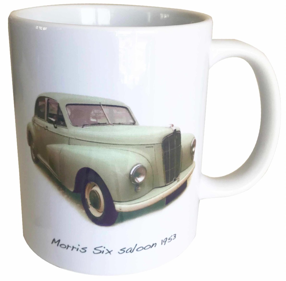 Morris Six 2.2l 1953 -  Ceramic Mug - Ideal Gift for 1950s Enthusiast - Fre