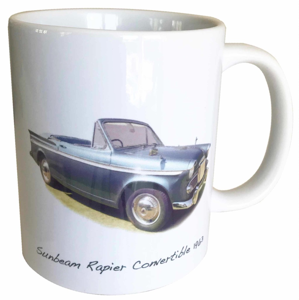 Sunbeam Rapier Convertible 1963 - Ceramic Mug - Ideal Gift for the Car Enth