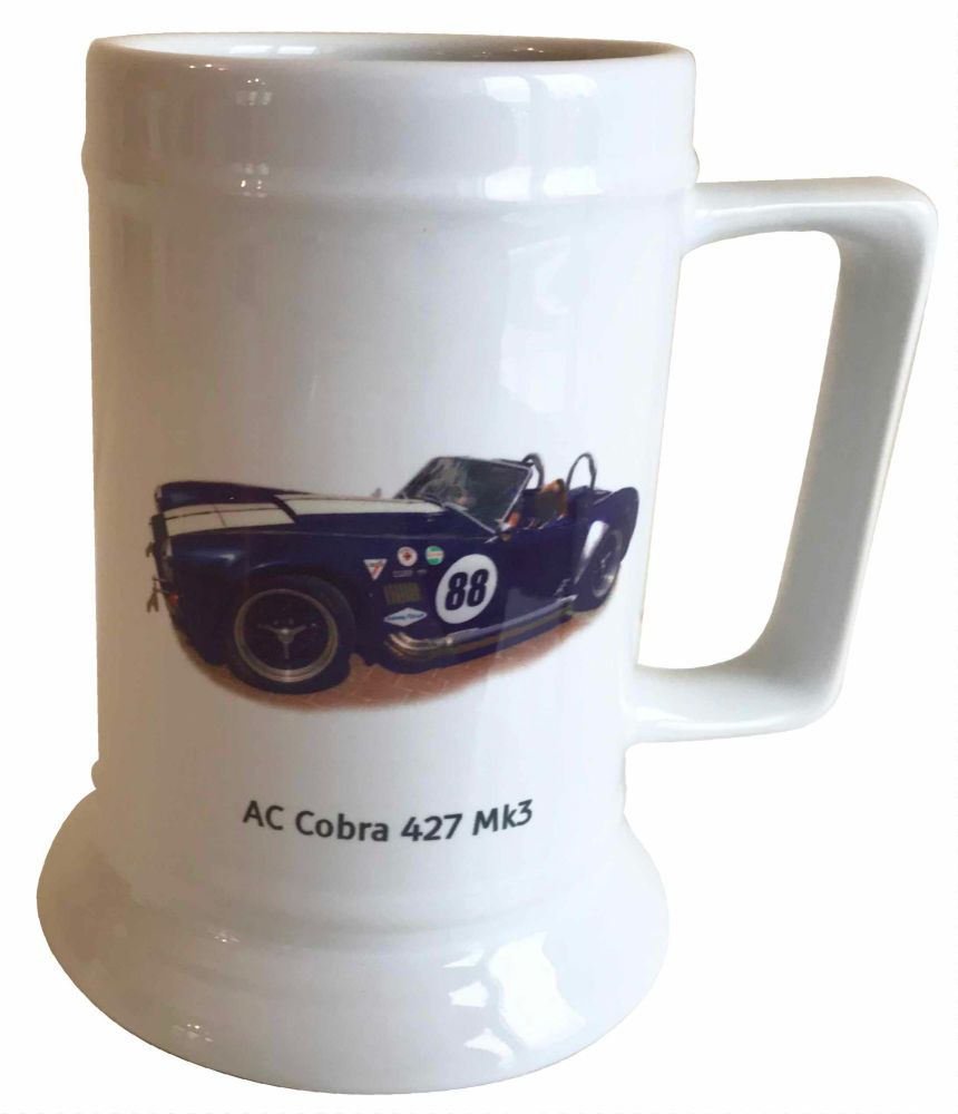 AC Ford Cobra Mark3 427 - Ceramic Tankard - Ideal Gift for the Car Enthusia