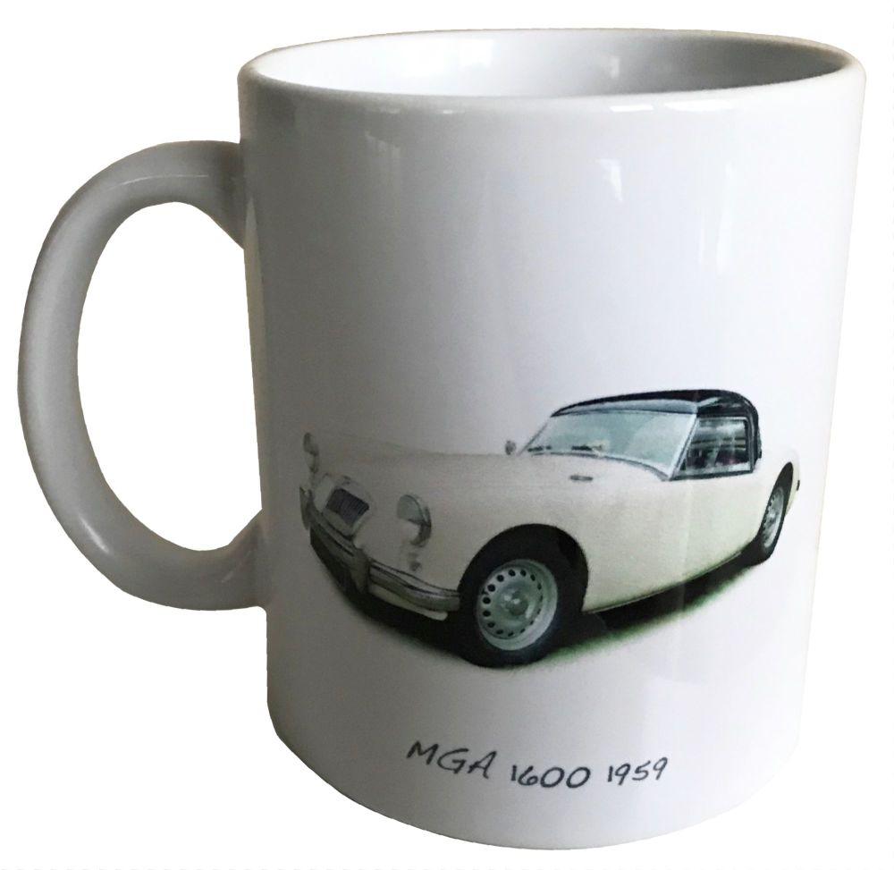 MGA 1600 1959 - 11oz Ceramic Mug - Ideal Gift for the Sports Car Enthusiast